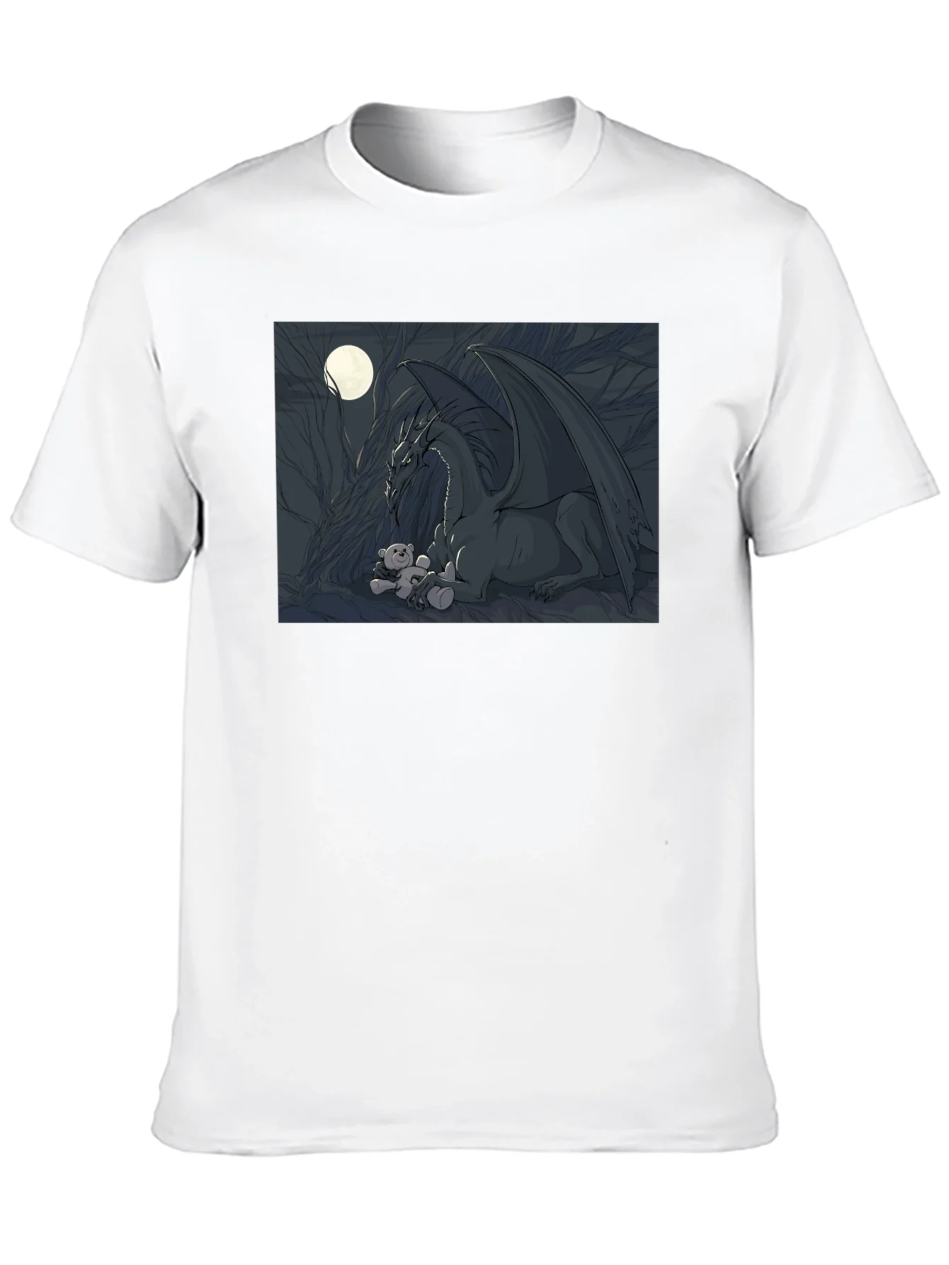 Dragon & Teddy Bear Graphic Tee