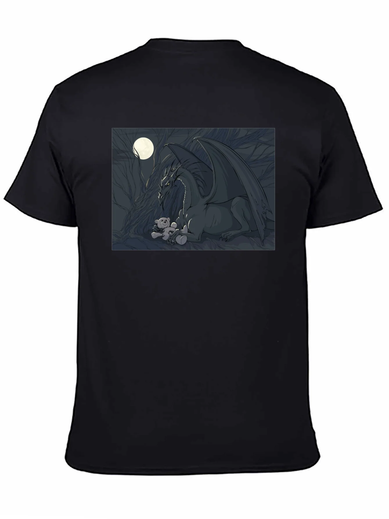 Dragon & Teddy Bear Graphic Tee