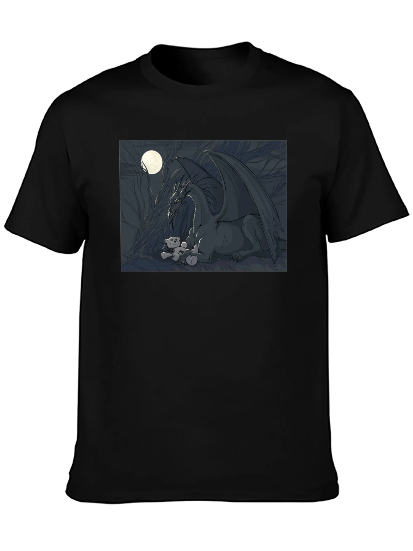 Dragon & Teddy Bear Graphic Tee