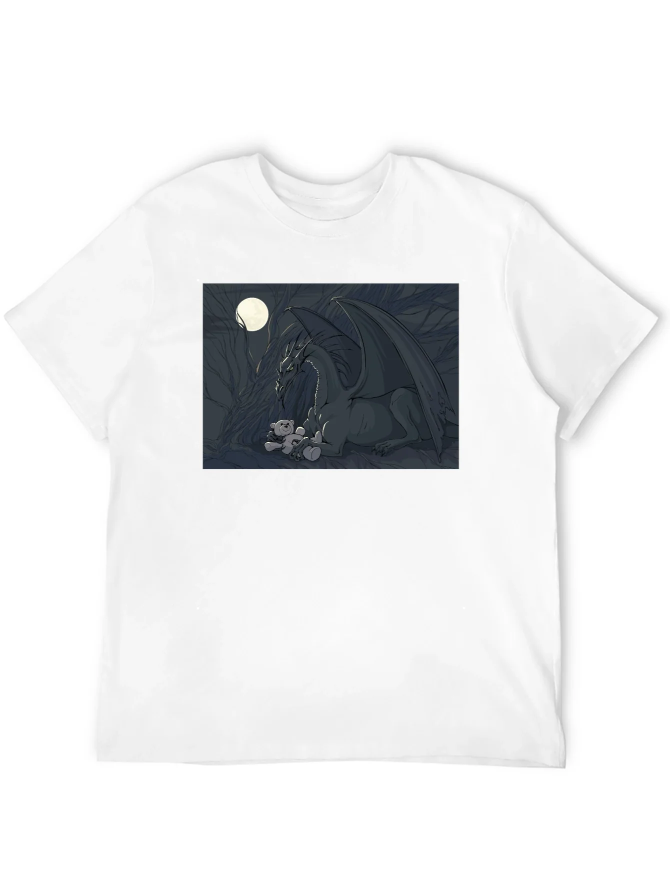 Dragon & Teddy Bear Graphic Tee