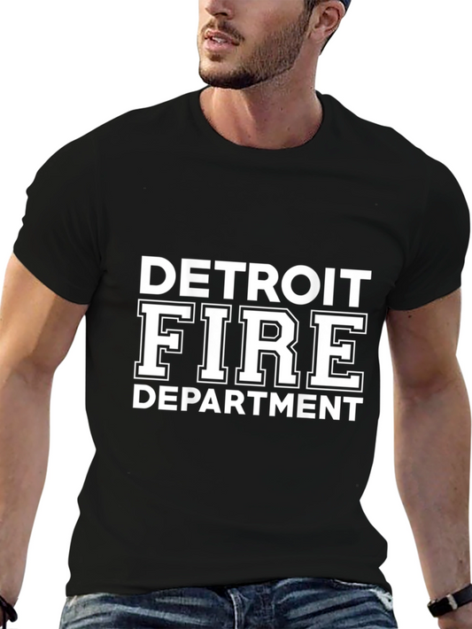 Detroit Fire Department Black T-Shirt