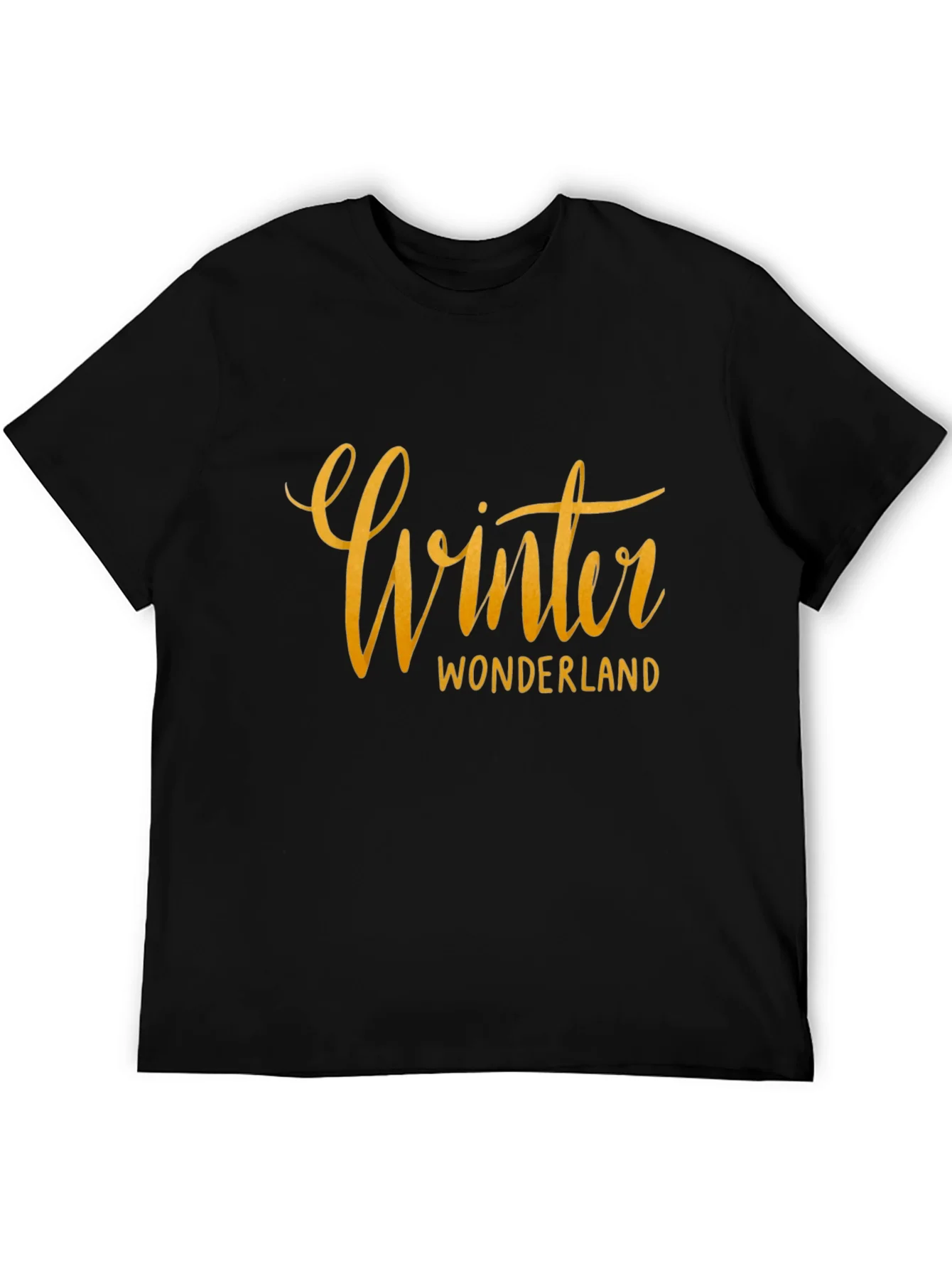 Winter Wonderland Black Graphic Tee