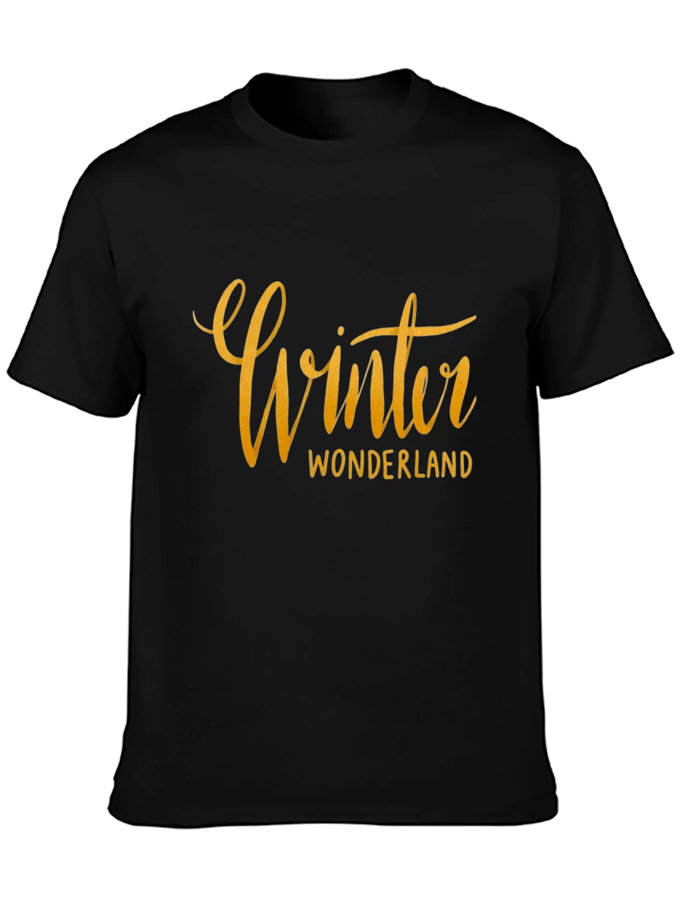 Winter Wonderland Black Graphic Tee