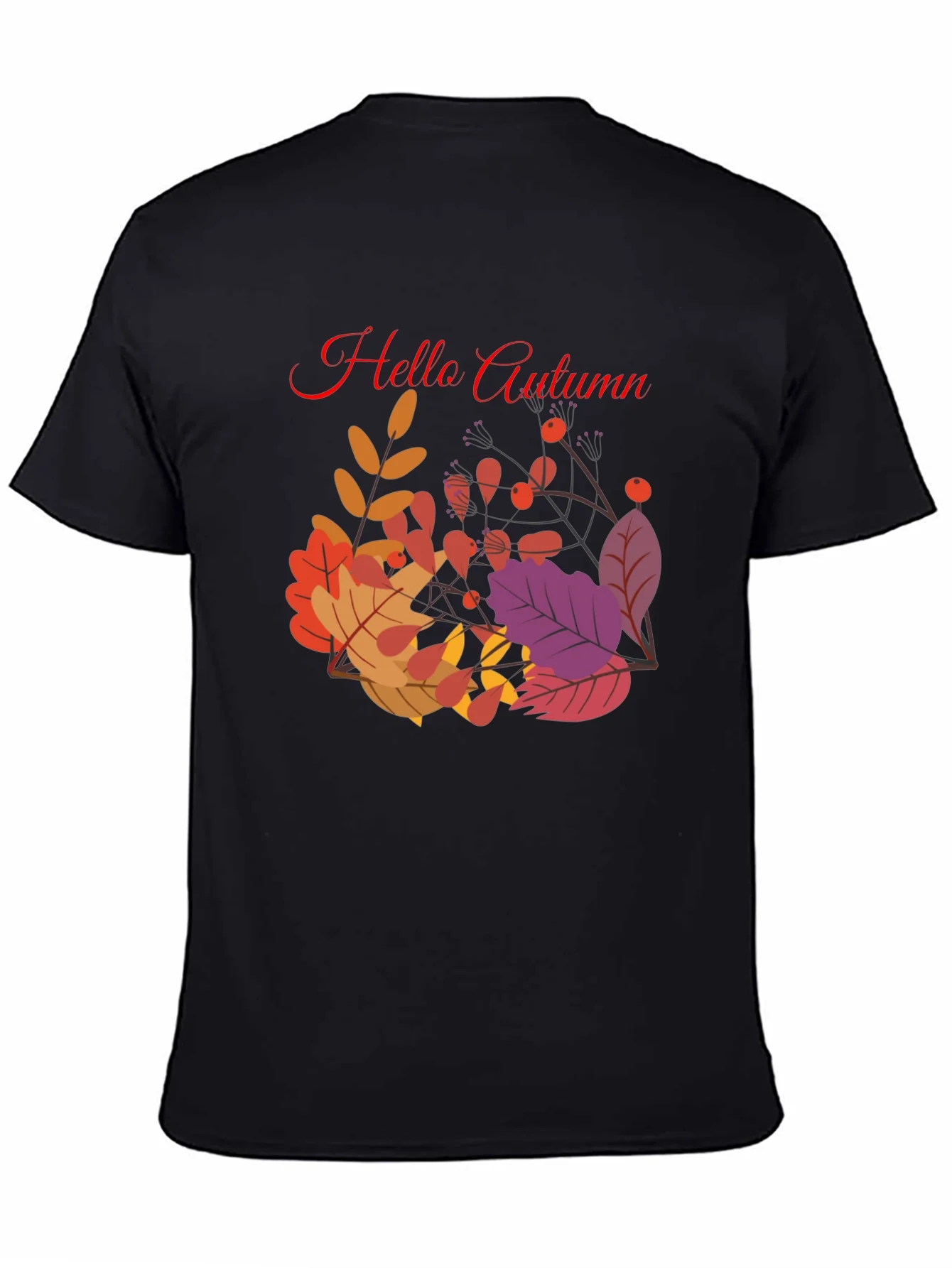 Hello Autumn Graphic Tee - Stylish Fall Season T-Shirt