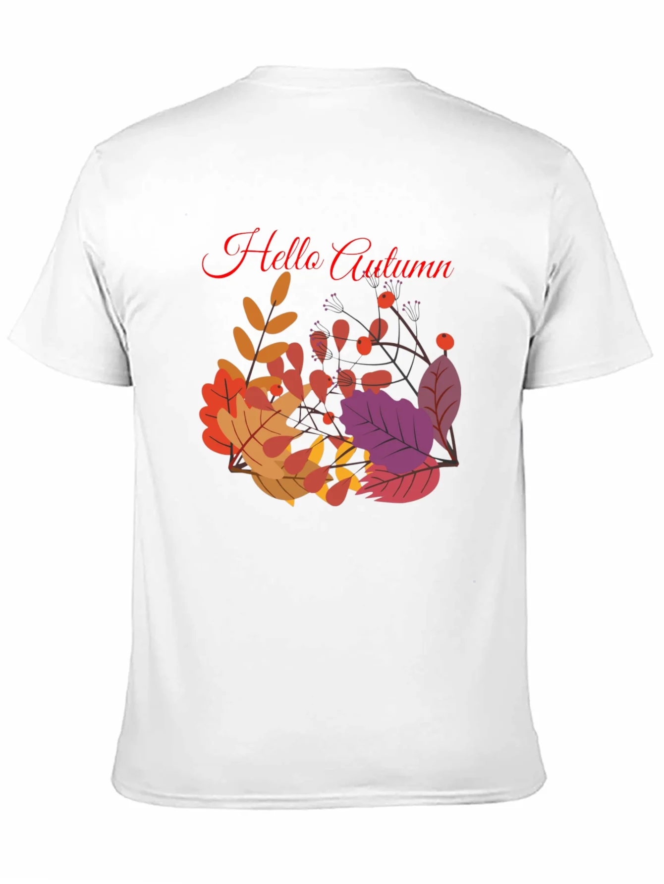 Hello Autumn Graphic Tee - Stylish Fall Season T-Shirt