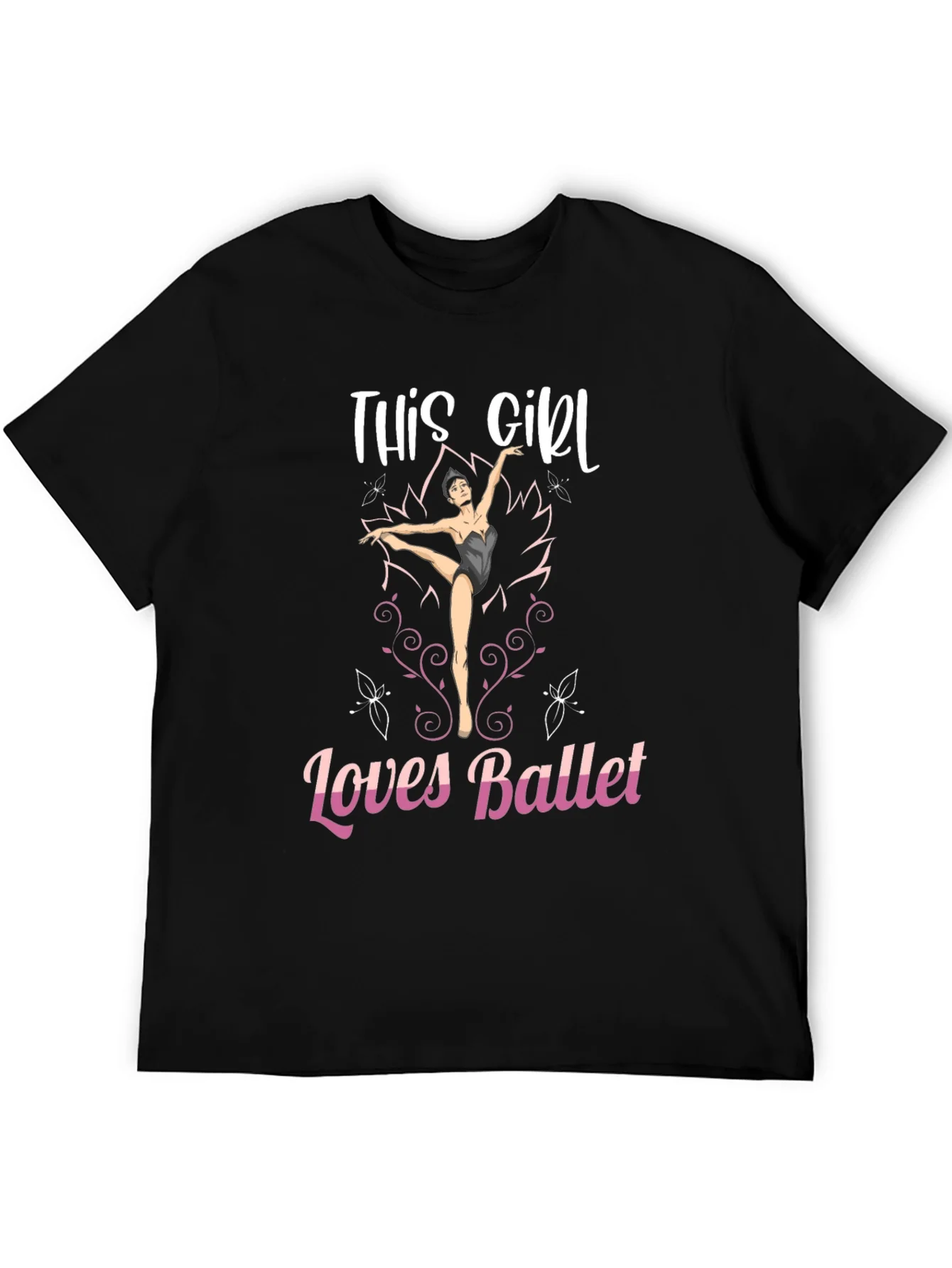 This Girl Loves Ballet Graphic T-Shirt