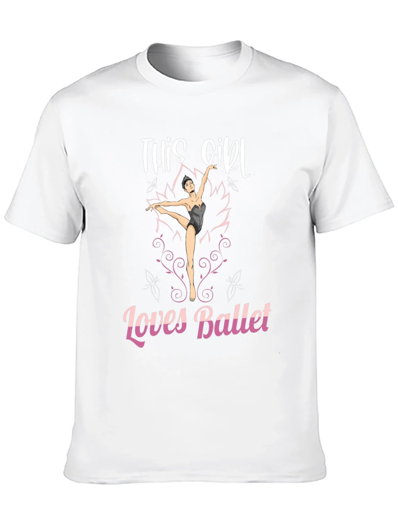 This Girl Loves Ballet Graphic T-Shirt