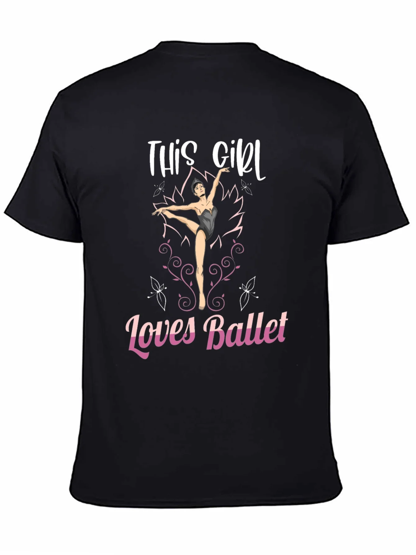 This Girl Loves Ballet Graphic T-Shirt