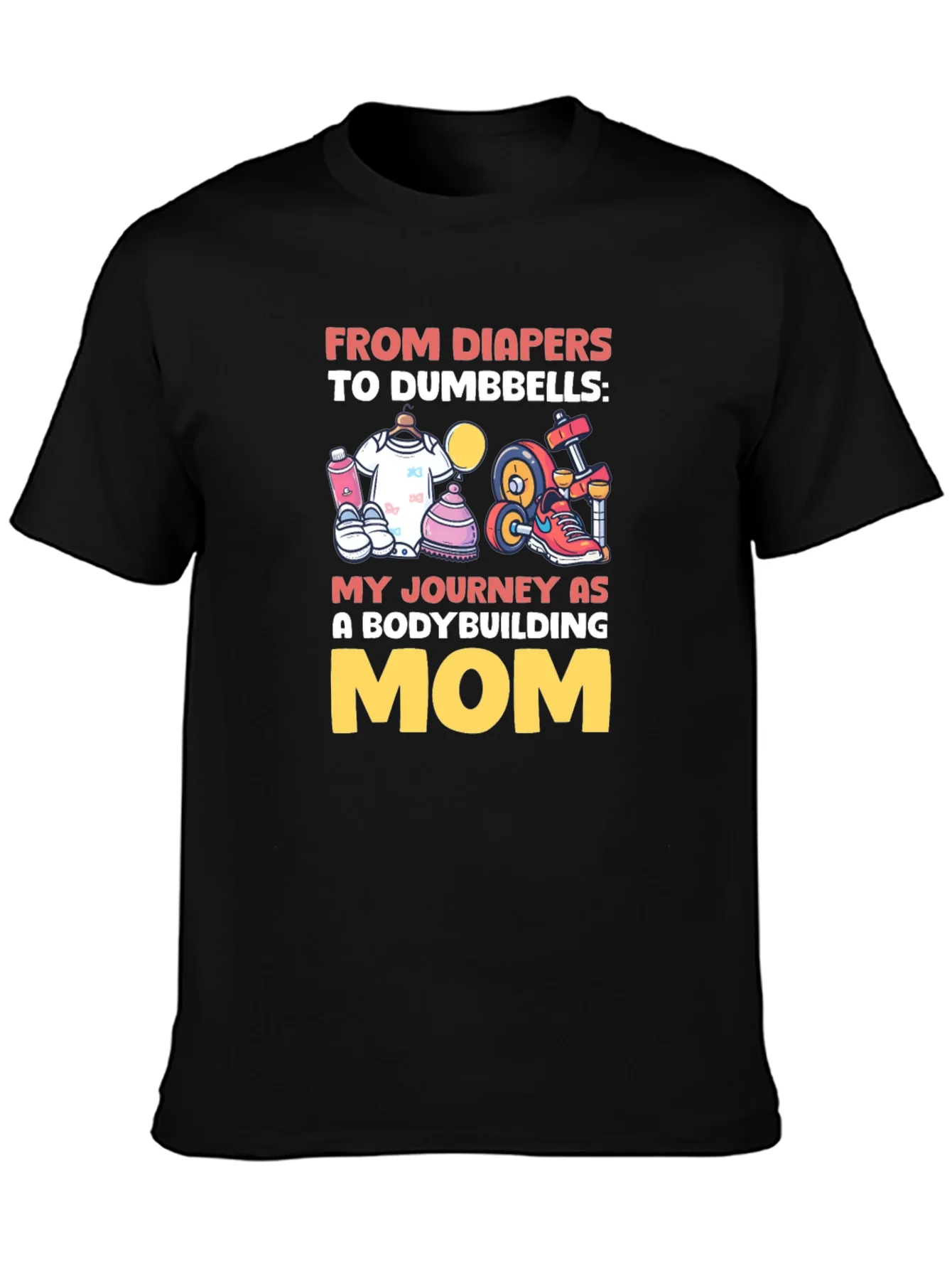 Bodybuilding Mom Graphic Tee