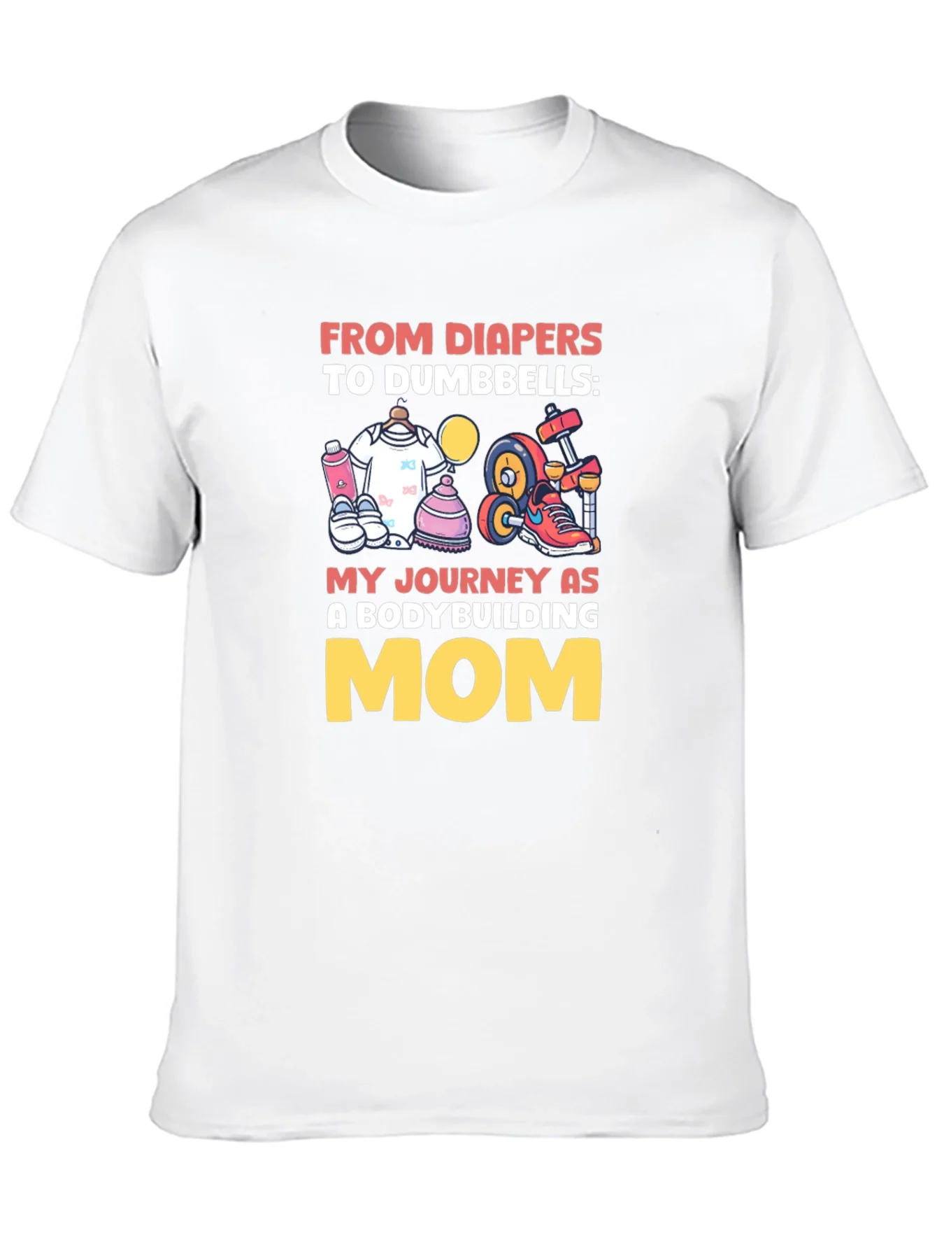 Bodybuilding Mom Graphic Tee