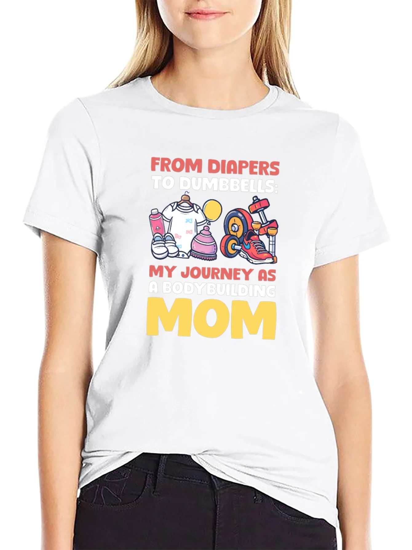 Bodybuilding Mom Graphic Tee