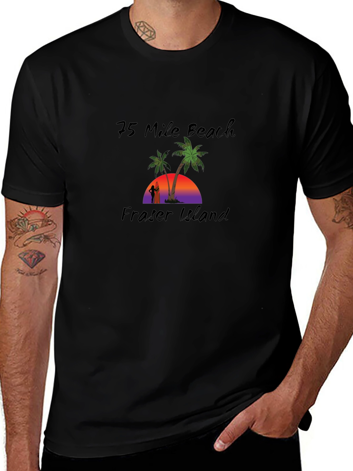 75 Mile Beach Fraser Island T-Shirt