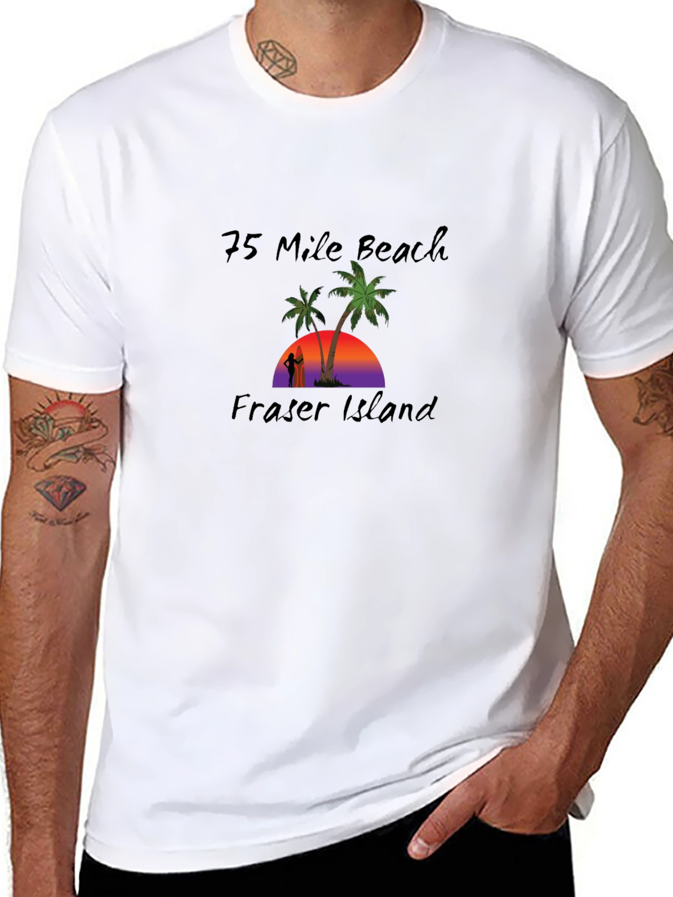 75 Mile Beach Fraser Island T-Shirt
