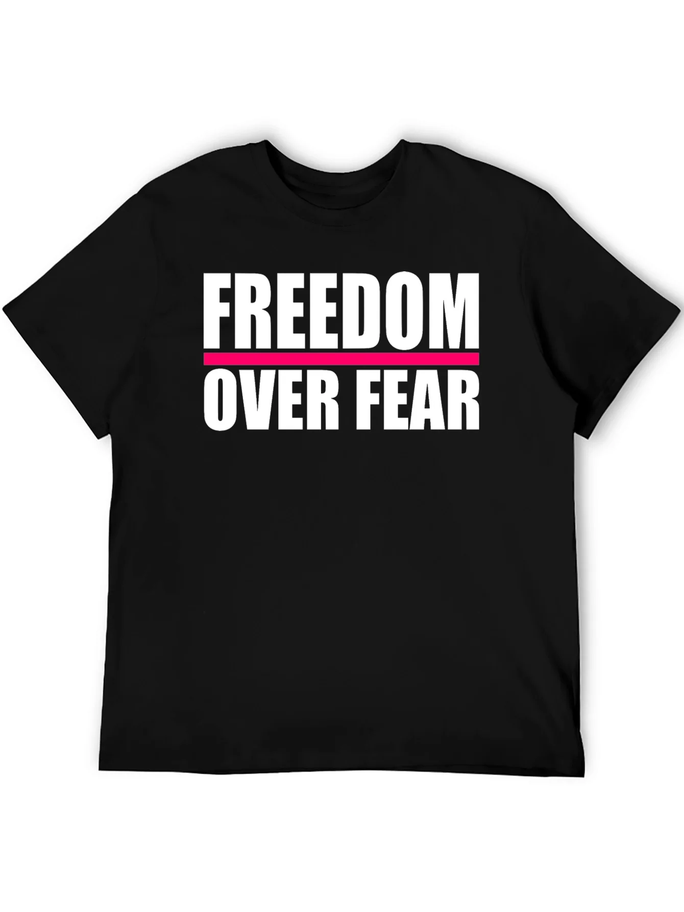 Freedom Over Fear Graphic Tee - Black