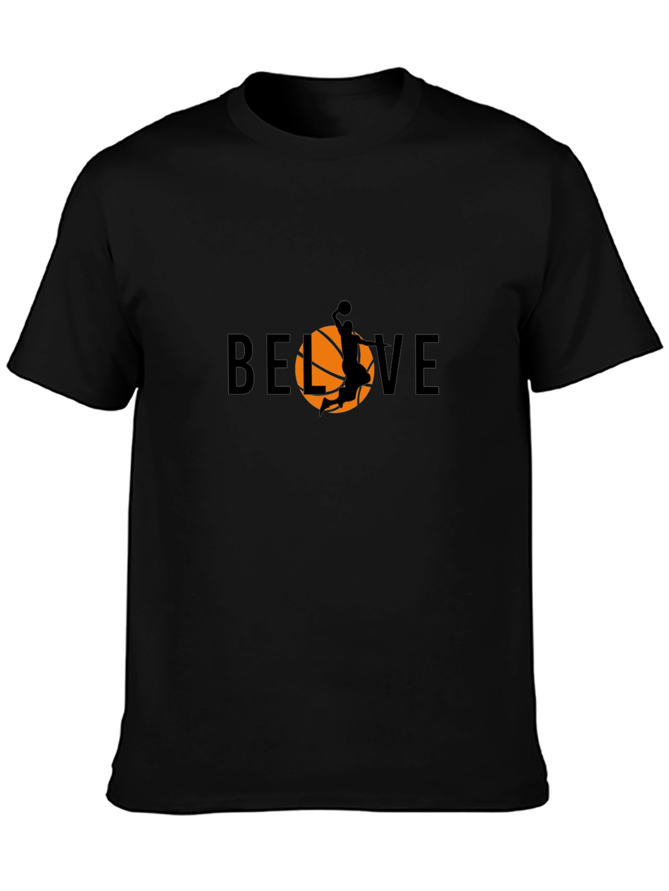 Believe Basketball Graphic Tee - Black