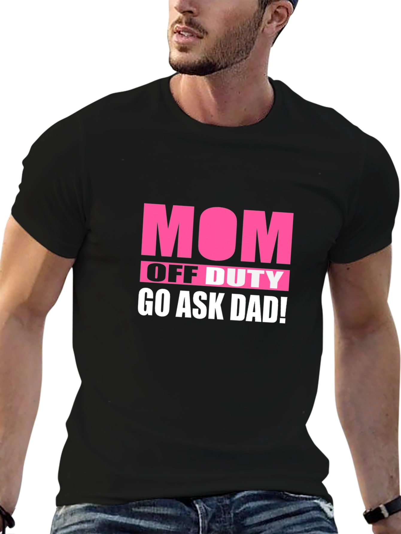 Mom Off Duty Graphic Tee - Ask Dad!