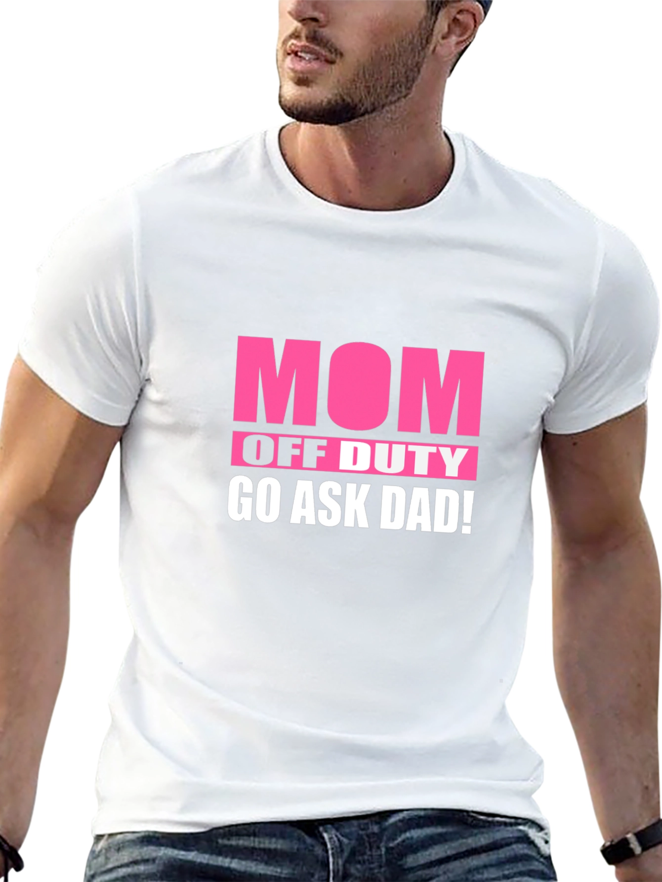 Mom Off Duty Graphic Tee - Ask Dad!