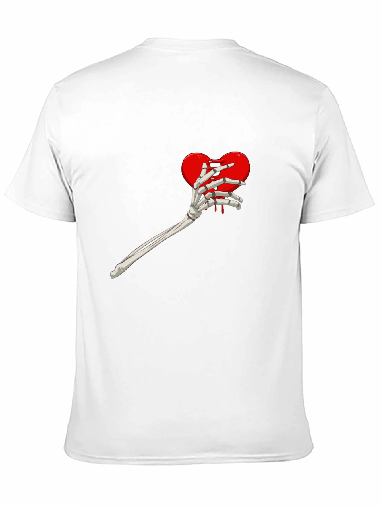 Heart Skeleton Hand Graphic Tee