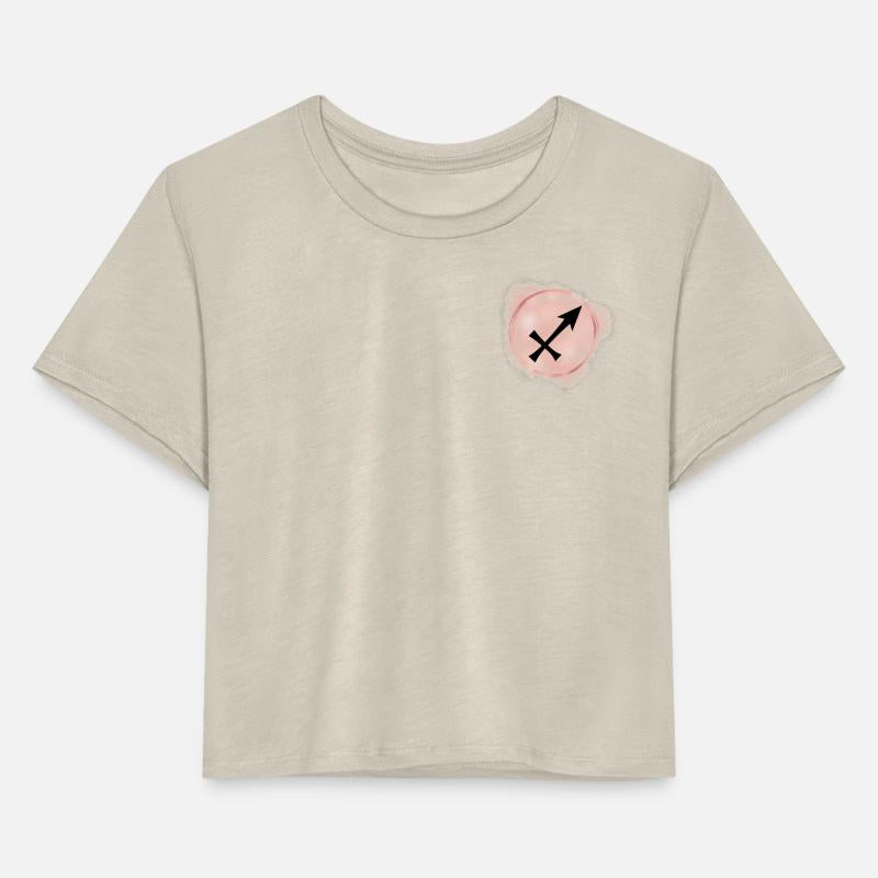 Sagittarius Zodiac Signs Light Pink Frame