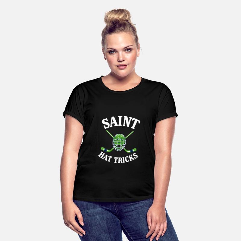 Saint Hat Tricks Funny Hockey Lovers Patty's Day