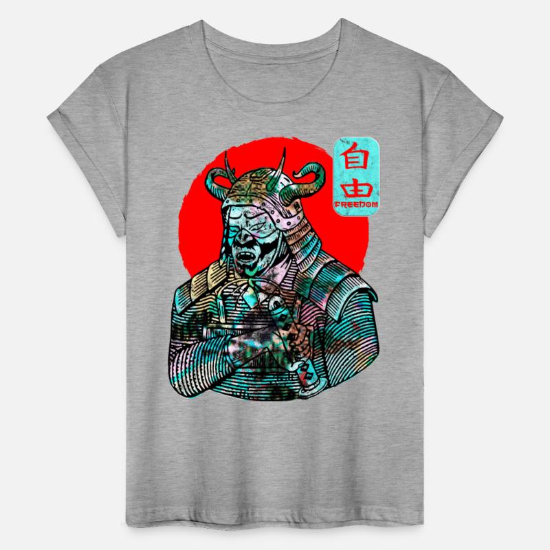 Samurai Warrior Sword Japanese Art Freedom Kanji