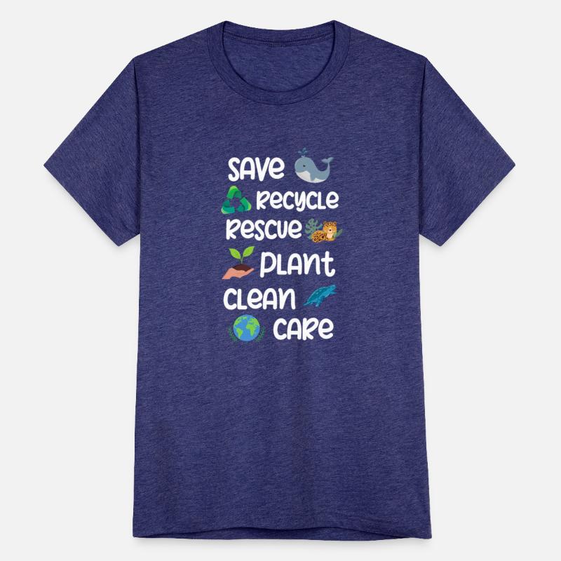 Save Recycle Recue Plant Clean Care