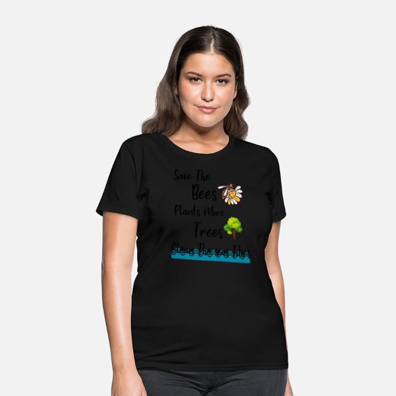 Save The Bees Plants More Trees Save The Seas