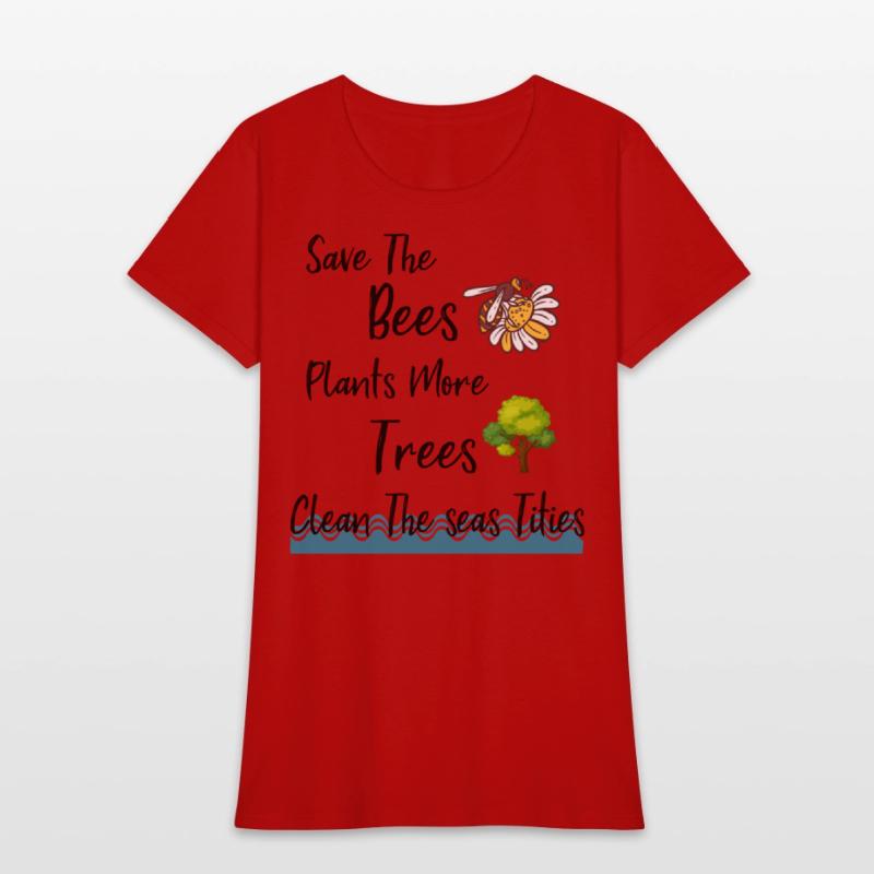 Save The Bees Plants More Trees Save The Seas