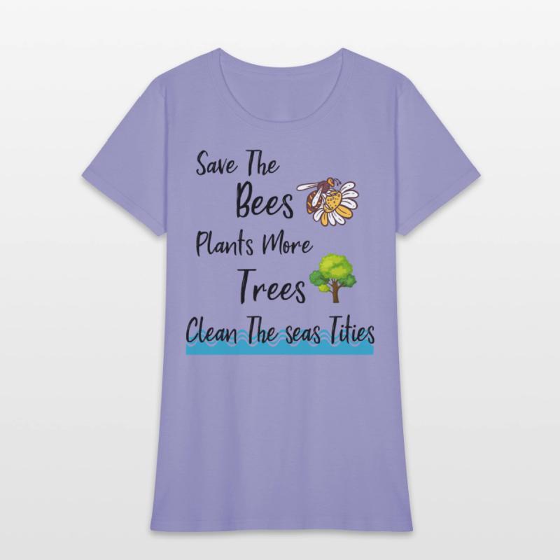 Save The Bees Plants More Trees Save The Seas
