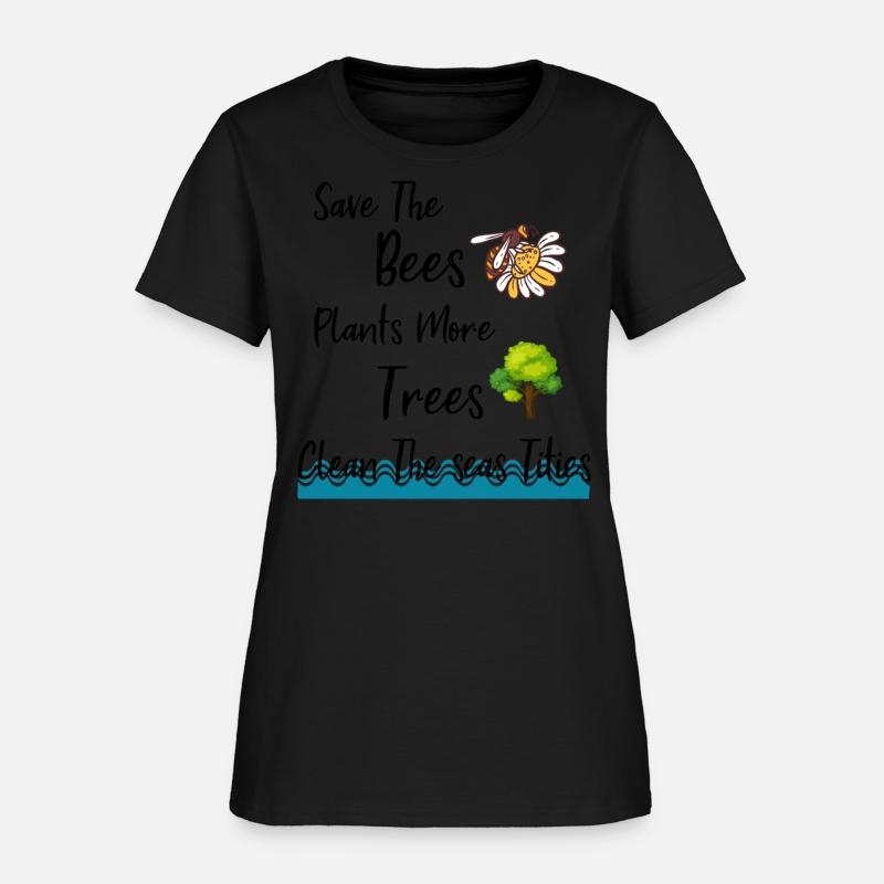 Save The Bees Plants More Trees Save The Seas