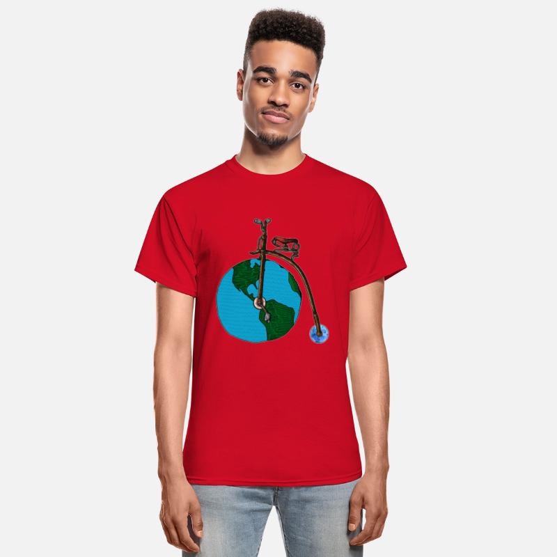 Save The Planet Earth Penny Farthing Bicycle Art
