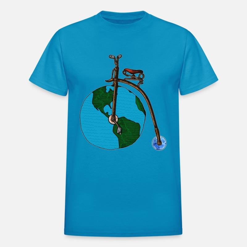 Save The Planet Earth Penny Farthing Bicycle Art