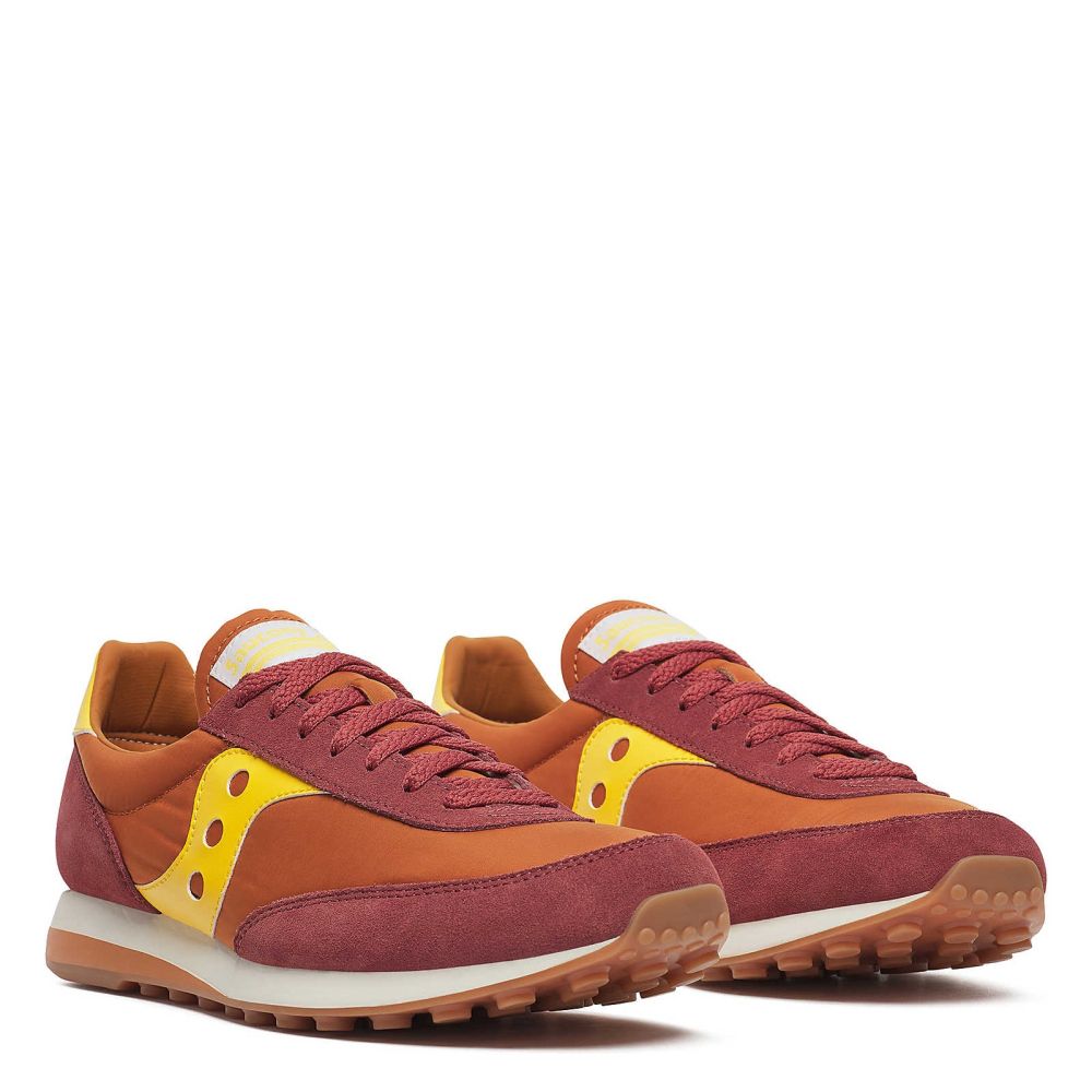Saucony Men's Trainer 80 in Amber/Yellow