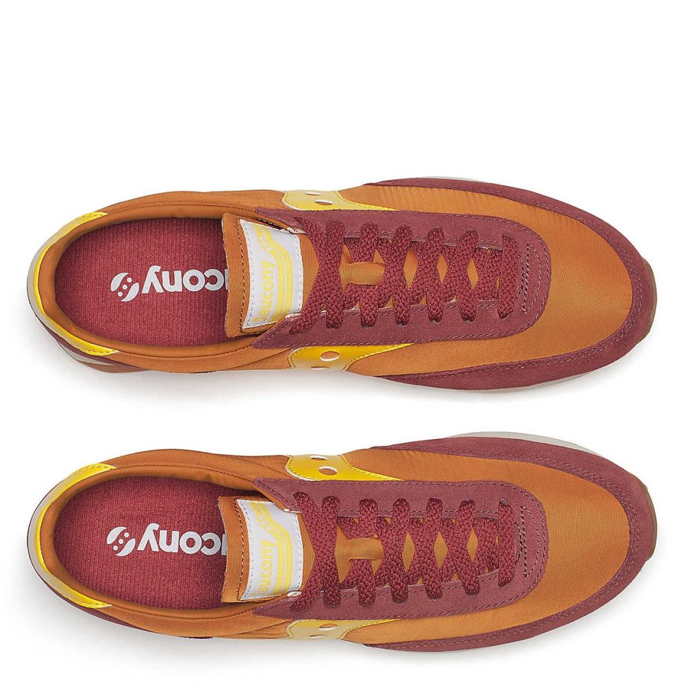 Saucony Men's Trainer 80 in Amber/Yellow