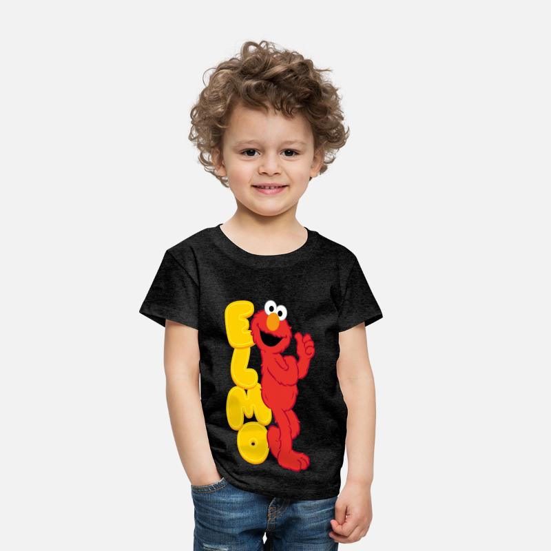 Sesame Street Elmo Is Happy