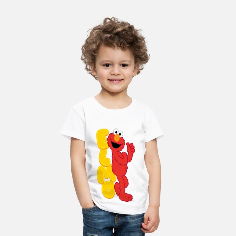 Sesame Street Elmo Is Happy