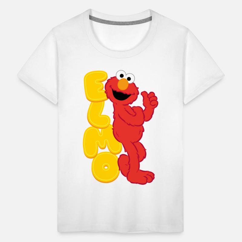 Sesame Street Elmo Is Happy
