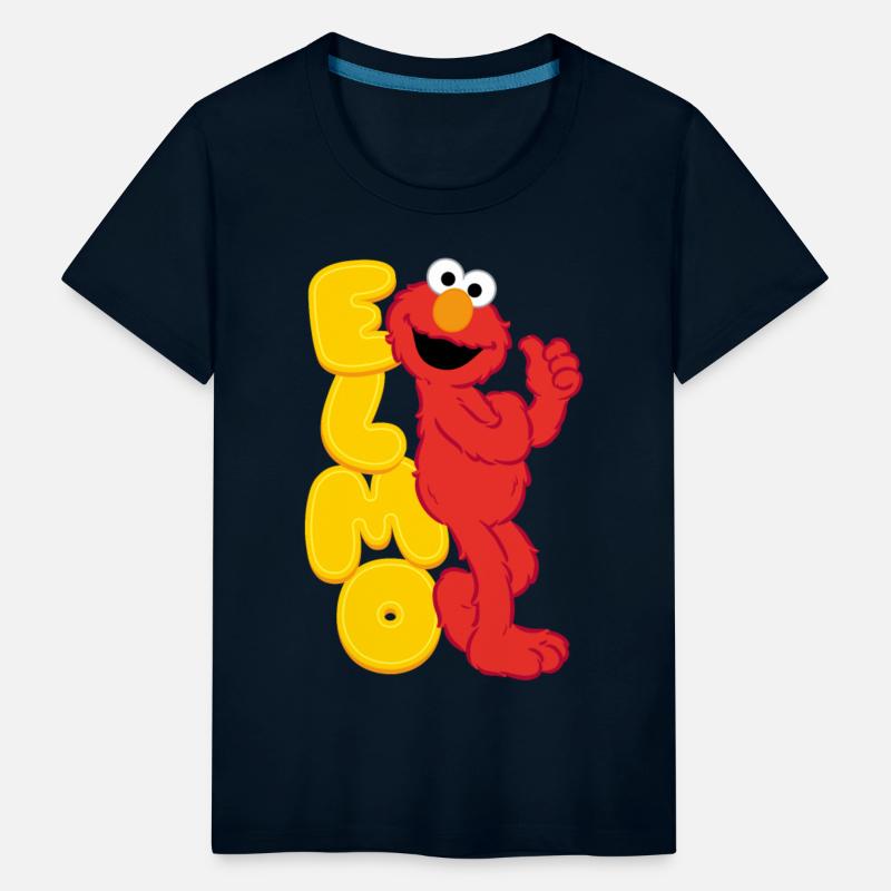 Sesame Street Elmo Is Happy