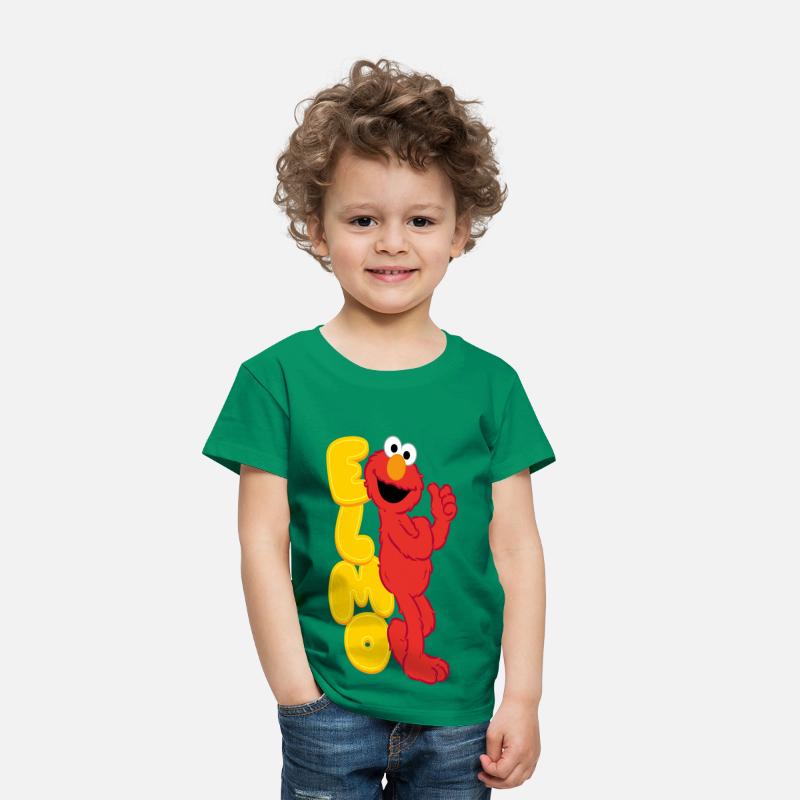 Sesame Street Elmo Is Happy