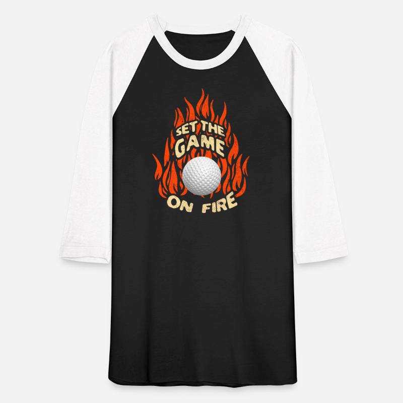 Set The Game On Fire Ball Sport Flames Art