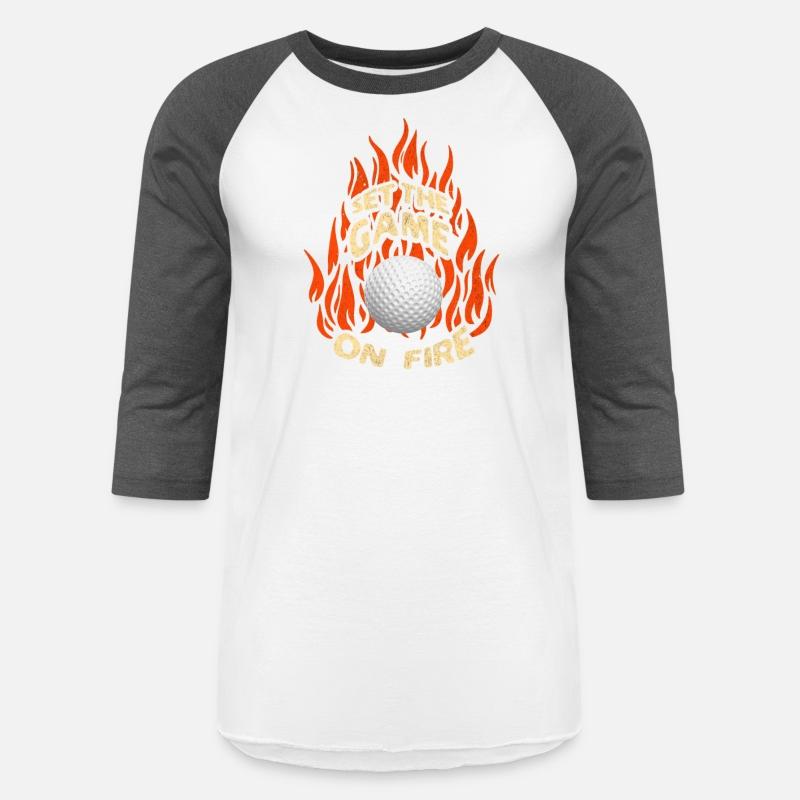 Set The Game On Fire Ball Sport Flames Art