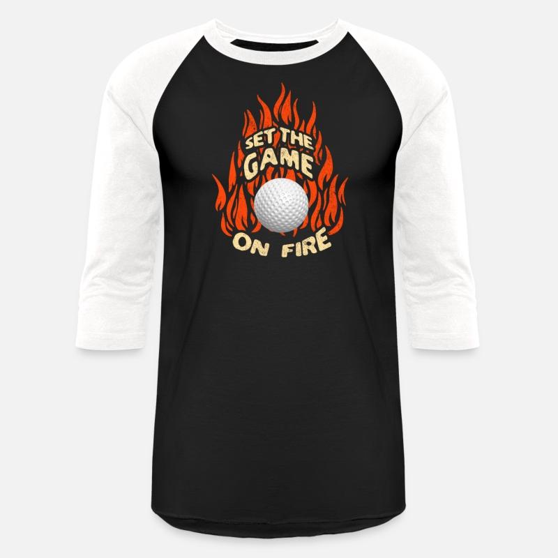 Set The Game On Fire Ball Sport Flames Art
