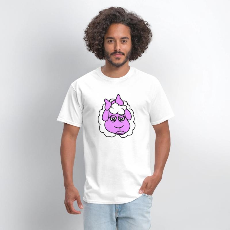 Sheep Girl Woman Face Female Pretty Tired Head Fun