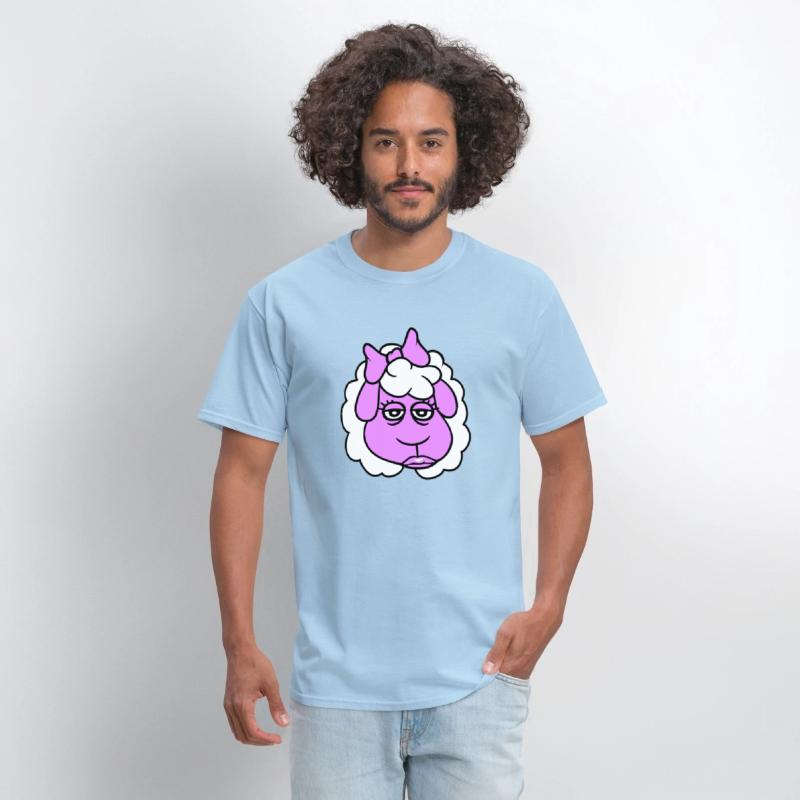 Sheep Girl Woman Face Female Pretty Tired Head Fun