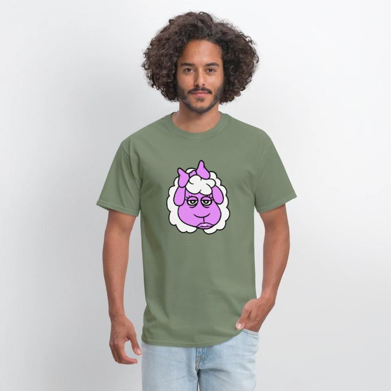 Sheep Girl Woman Face Female Pretty Tired Head Fun