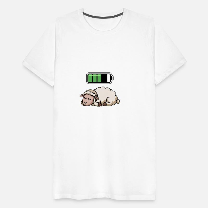 Sheep Sleeping Recharging Night Bedtime