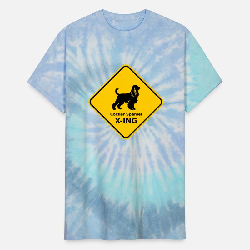 Sign "Cocker Spaniel X-ING"