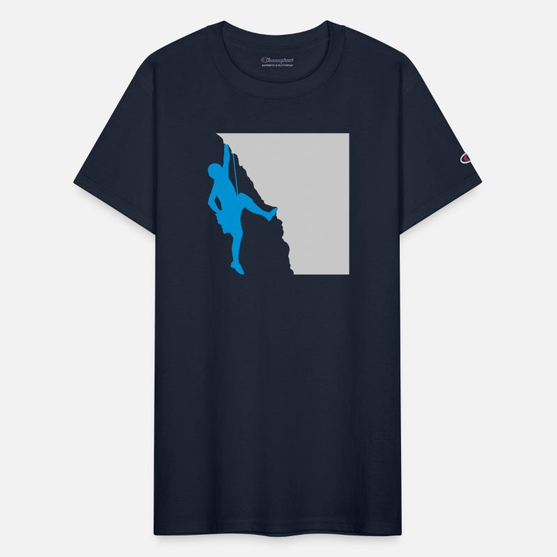 Silhouette rock climbing mountaineering