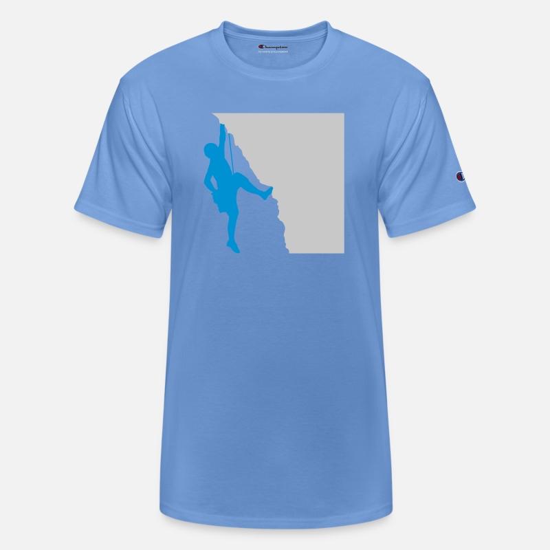 Silhouette rock climbing mountaineering