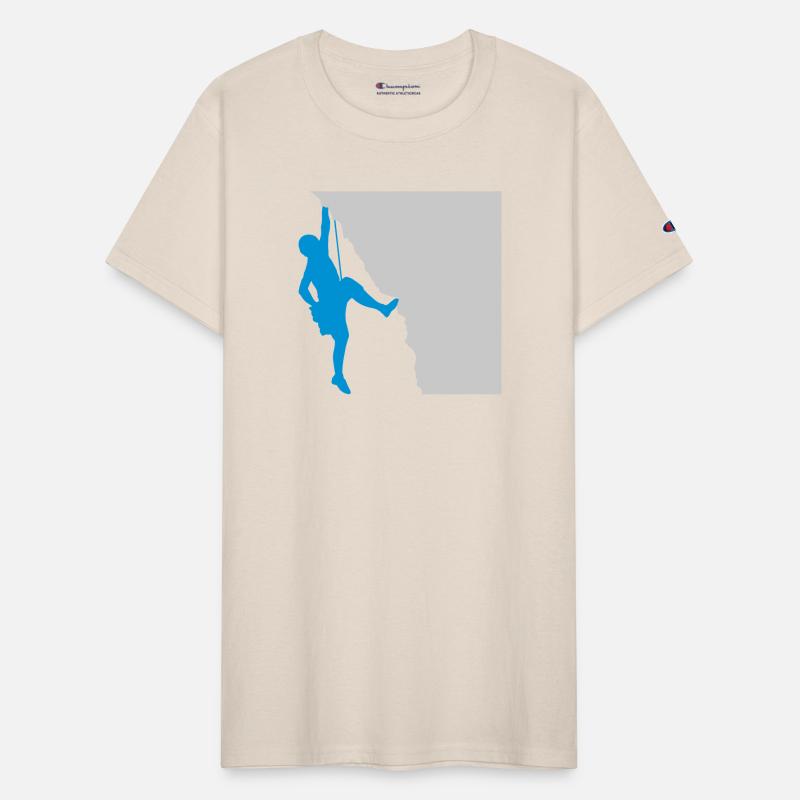 Silhouette rock climbing mountaineering